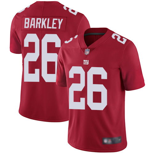 Men New York Giants #26 Saquon Barkley Red Limited Red Inverted Legend Football NFL Jersey->new york giants->NFL Jersey
